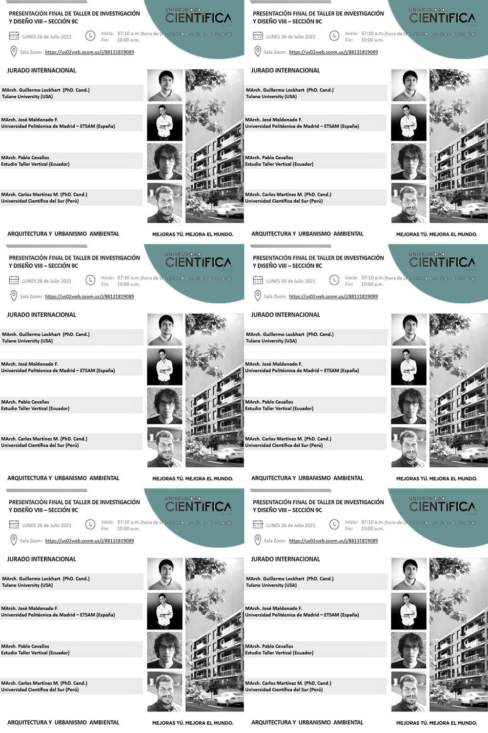 Participación en jury internacional